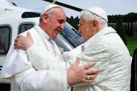 Напередодні 'Торжества православ'я' Папа Франциск подарував Бенедикту православну ікону 'Призри на смирення' 