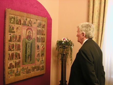 В 'Софии Киевской' впервые демонстрируют тридцать древних икон из коллекции музея Андрея Рублева